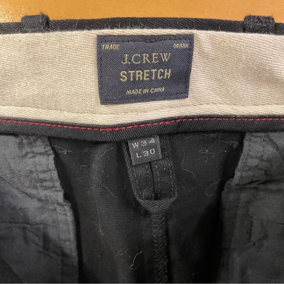 JCREW - Mens Slacks, Stretch Khakis, Size 34 x 30 - Picture 5 of 8